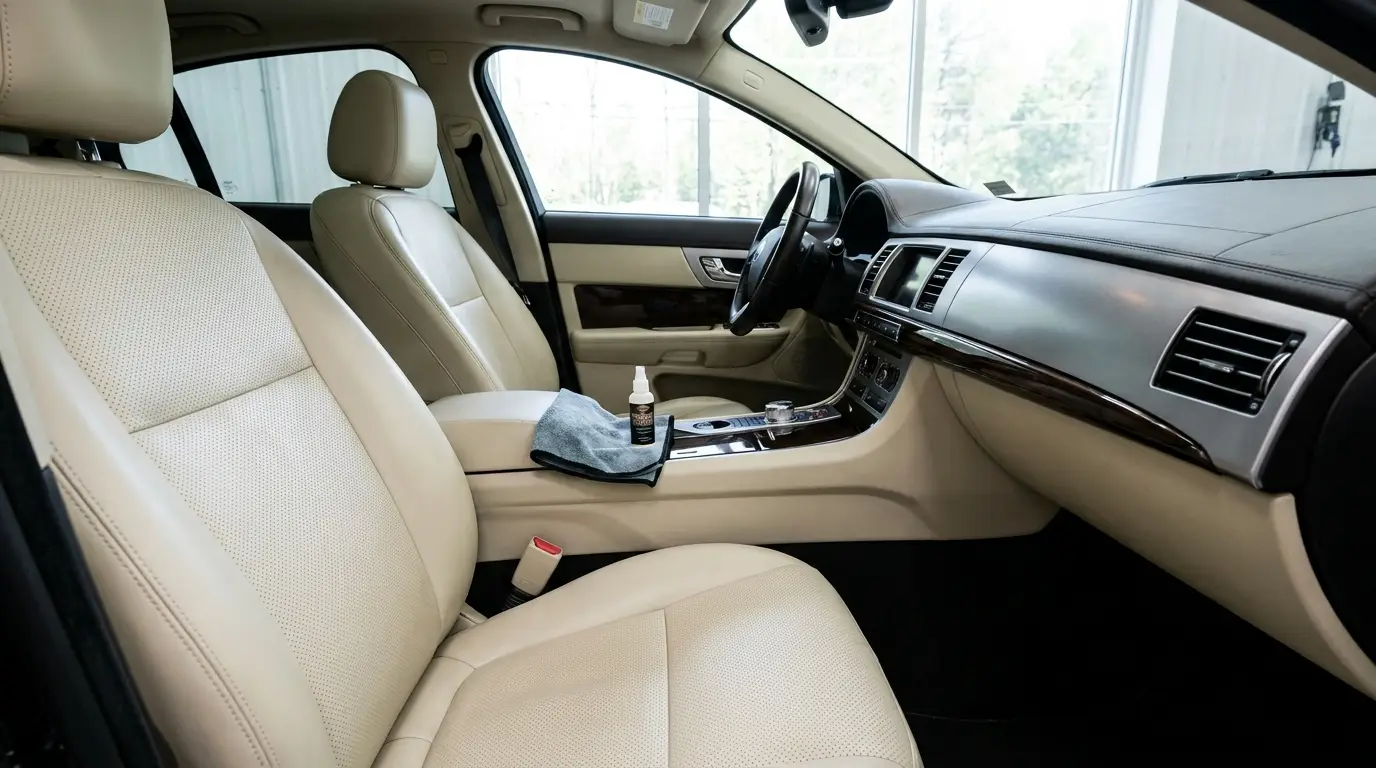 Detailed car interior